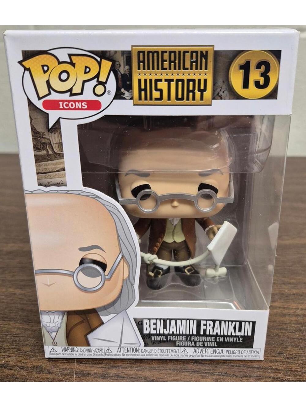 Pop! Vinyl Figure - Benjamin Franklin | American History #13